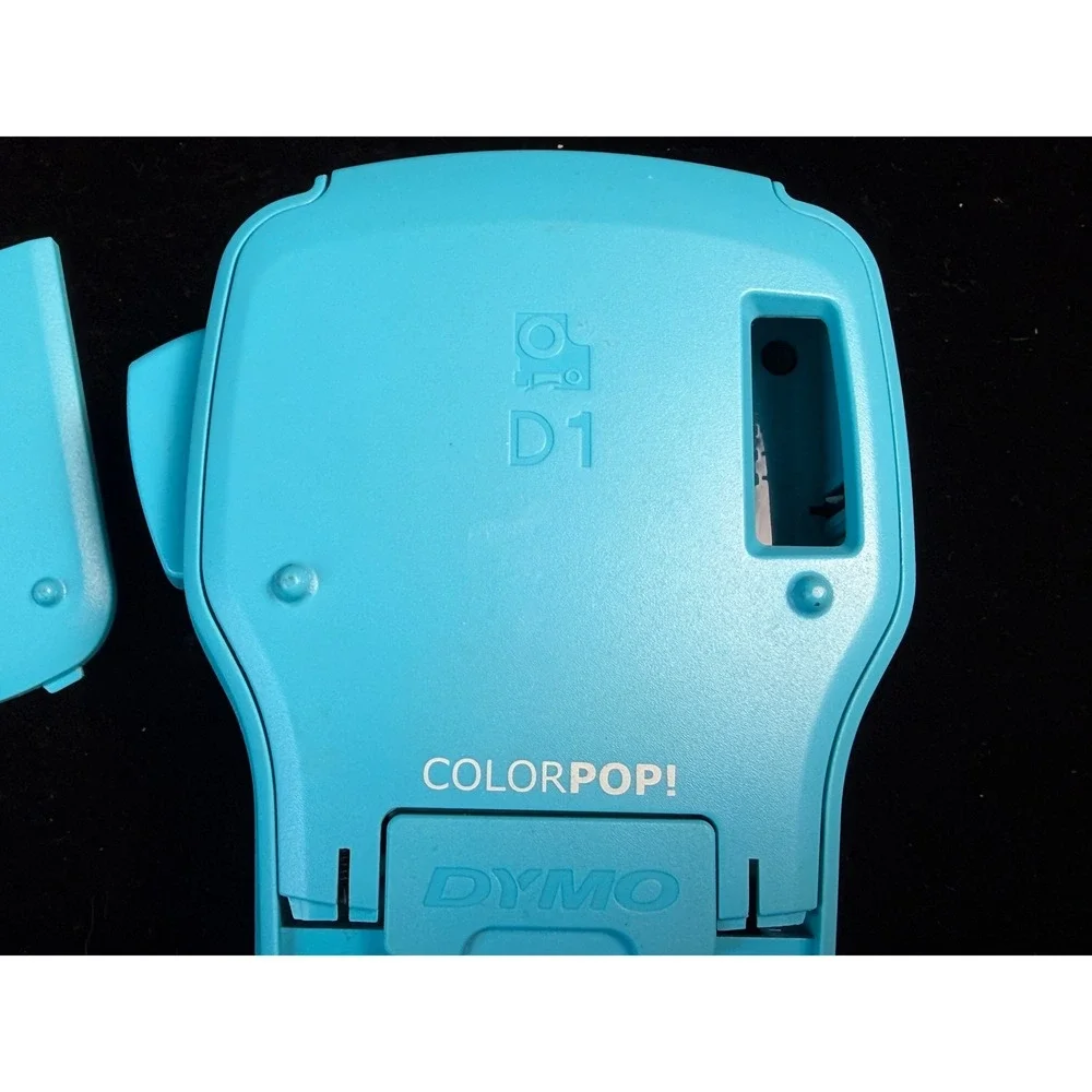 Dymo ColorPop Label Maker: Purple/Teal Handheld QWERTY D1 Printer 2002150, WORKS